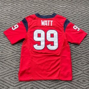 Mens Nike On Field Houston Texans JJ Watt Red Football Stitched Jersey Size 44